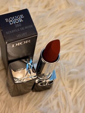 Dior Velvet Lipstick 360 Souffle de Rose - Deep Rose Brown